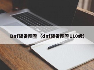 Dnf装备图鉴（dnf装备图鉴110级）