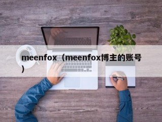 meenfox（meenfox博主的账号）