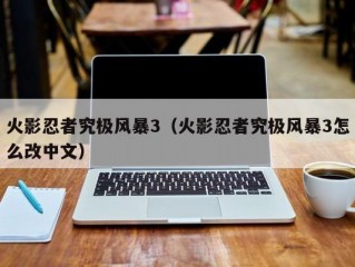 火影忍者究极风暴3（火影忍者究极风暴3怎么改中文）