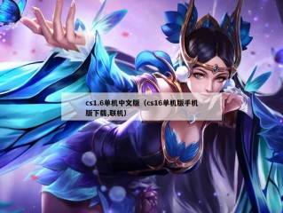 cs1.6单机中文版（cs16单机版手机版下载,联机）