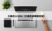 三国志123dm（三国志战略版官网）