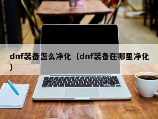 dnf装备怎么净化（dnf装备在哪里净化）