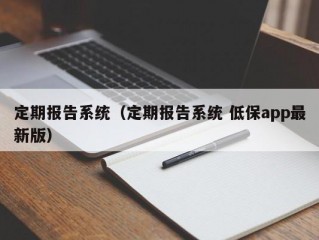 定期报告系统（定期报告系统 低保app最新版）