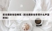 巨无霸背包在哪买（巨无霸背包享受什么声望折扣）