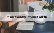 二战狙击手不能玩（二战狙击手端游）