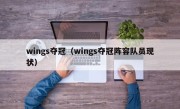 wings夺冠（wings夺冠阵容队员现状）